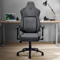 Razer Iskur Dark Gray Fabric XL Gaming Chair With Built In Lumbar Support