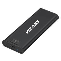 Volans Aluminum USB 3.1 Type C Gen 2 to M.2 NVMe PCIe SSD Enclosure
