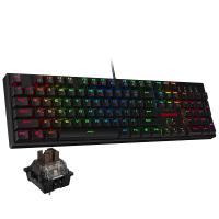 Redragon K582 SURARA RGB LED Backlit Mechanical Gaming Keyboard, Brown Switch