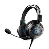 Audio Technica ATH-GDL3 Open Back Lightweight Wired Gaming Headset with Microphone - Black