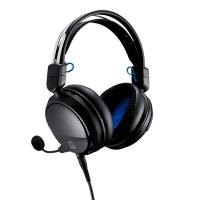 Audio Technica ATH-GL3 Closed Back Lightweight Wired Gaming Headset with Microphone - Black