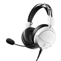 Audio Technica ATH-GL3 Closed Back Lightweight Wired Gaming Headset with Microphone - White