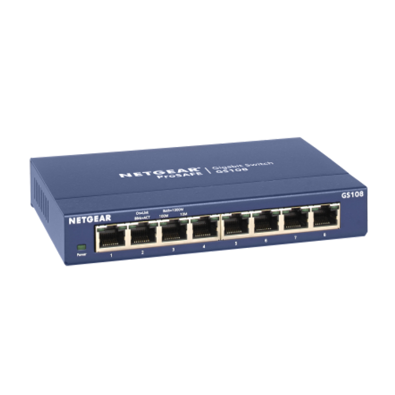 Netgear GS108 8-Port Gigabit Ethernet Switch