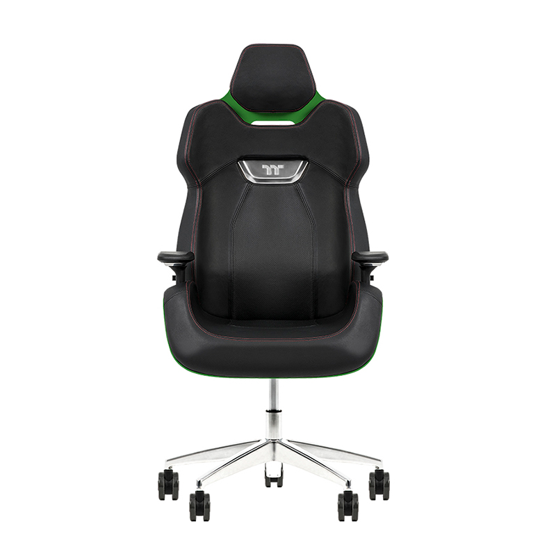 Thermaltake ARGENT E700 Real Leather Gaming Chair Design by Porsche - Racing Green (GGC-ARG-BGLFDL-01)