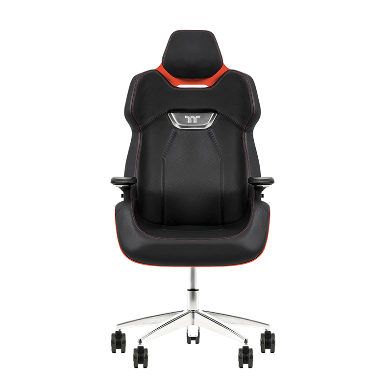 Thermaltake ARGENT E700 Real Leather Gaming Chair Design by Porsche - Flaming Orange