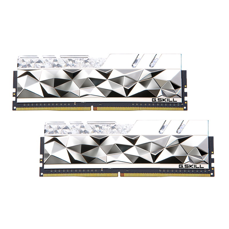G.Skill 16GB (2x8GB) F4-3600C14D-16GTESA Trident Z Royal Elite RGB 3600MHz CL14 DDR4 RAM - Silver