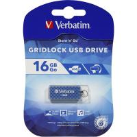 Verbatim 64959 16GB Store 'n' Go USB 2.0 Drive Gridlock Flash Drive