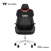Thermaltake ARGENT E700 Real Leather Gaming Chair Design by Porsche - Flaming Orange