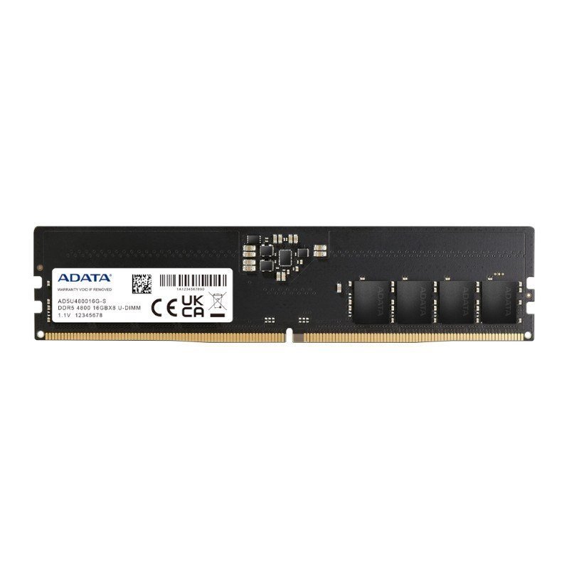 Adata 16GB (1x16GB) AD5U480016G-S CL40 4800MHz UDIMM DDR5 RAM