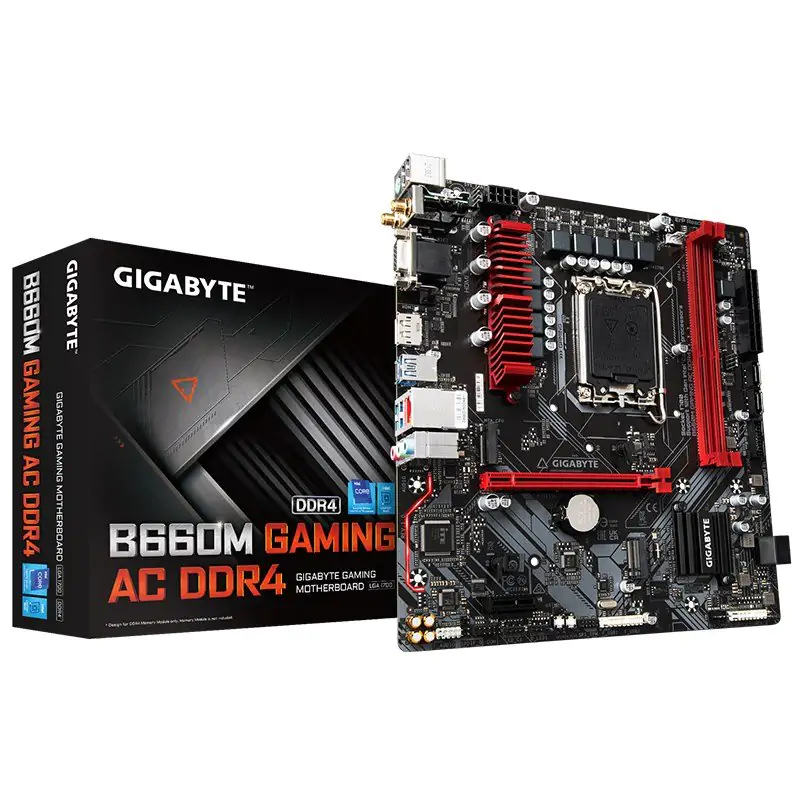 Gigabyte B660M Gaming AC LGA 1700 DDR4 Micro ATX Motherboard (B660M GAMING AC DDR4)