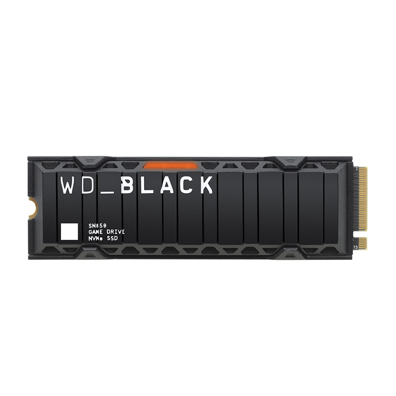 Western Digital Black SN850 2TB PCIe Gen4 M.2 NVMe SSD with Heatsink (WDS200T1XHE) - REFURBISHED 76333