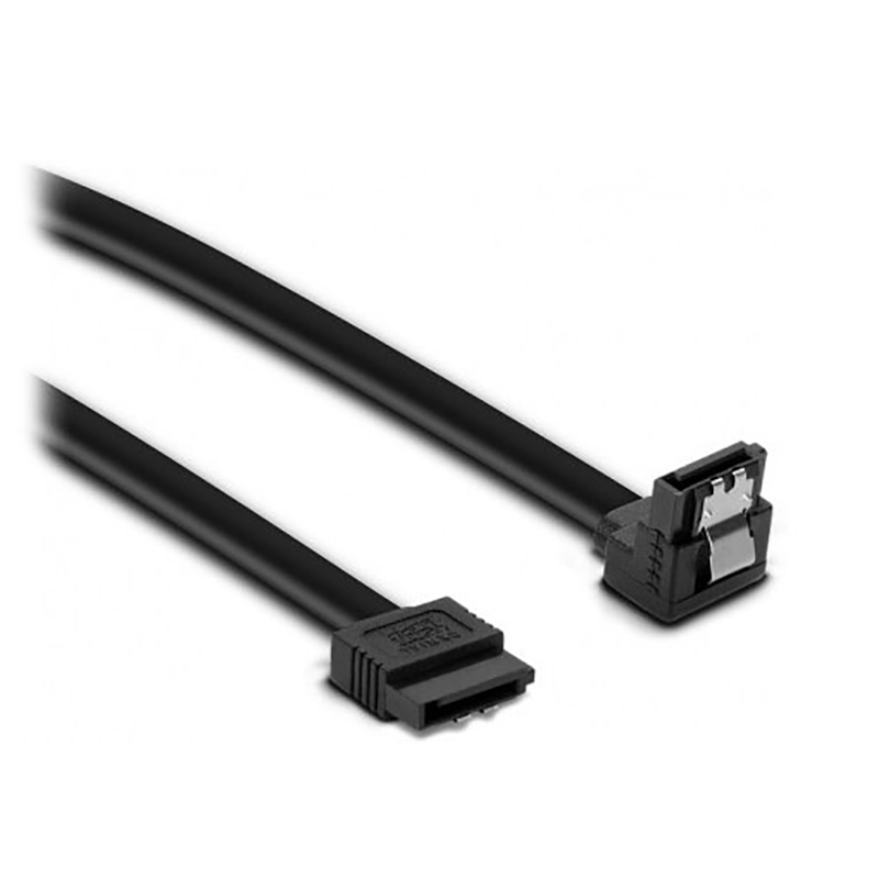 Cruxtec SATA 3.0 180 Degree to 90 Degree Straight Cable - 50cm