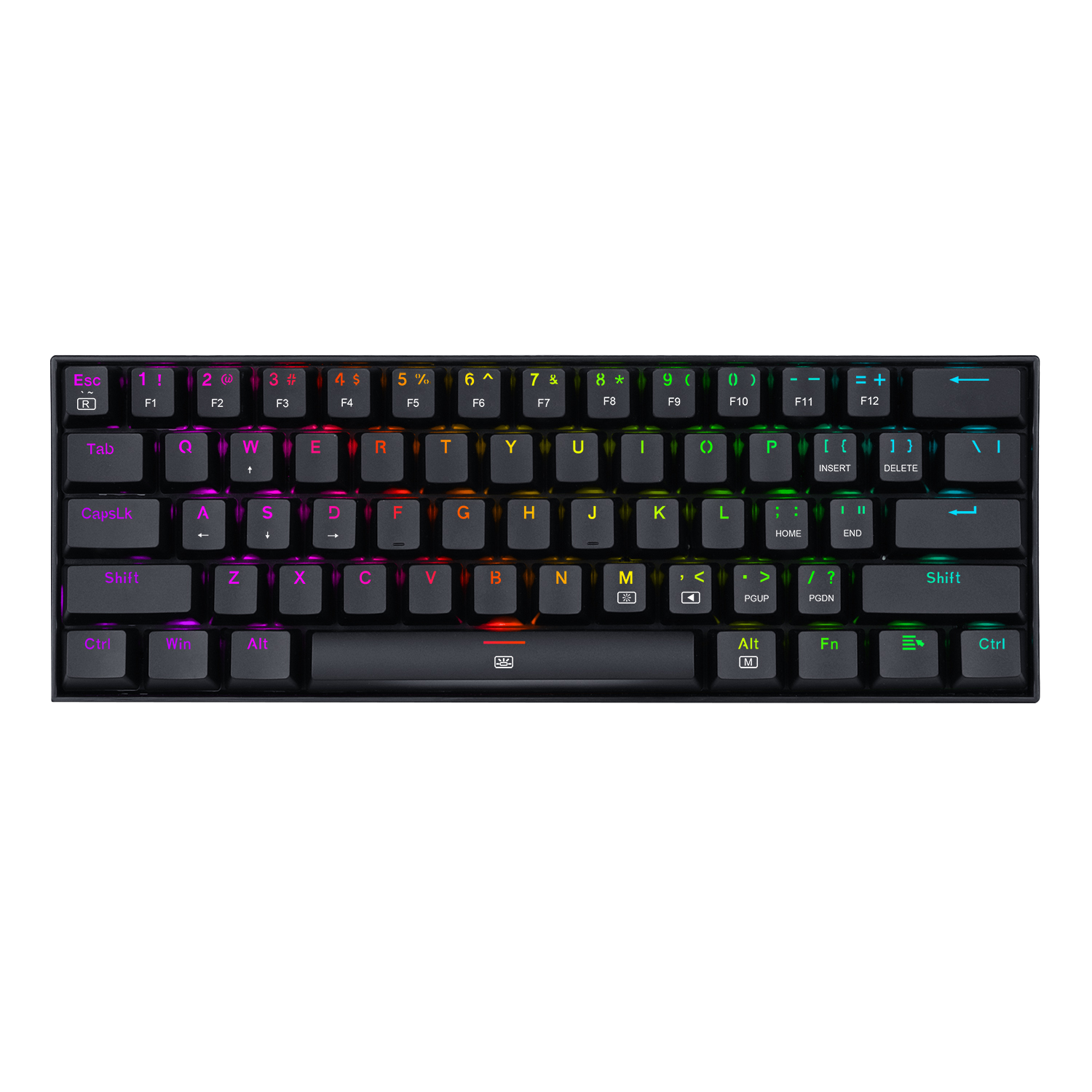 redragon dragonborn k630 rgb 60 percent mechanical gaming keyboard