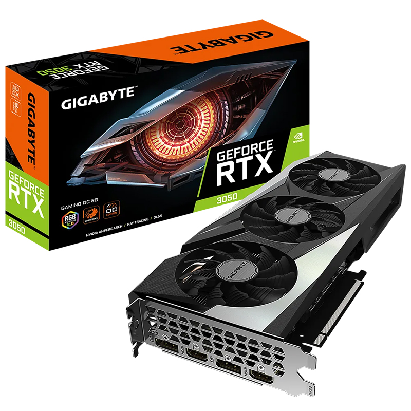 Gigabyte GeForce RTX 3050 Gaming OC 8G Graphics Card (GV-N3050GAMING OC-8GD)