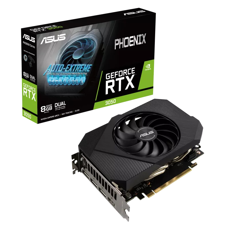 Asus Phoenix GeForce RTX 3050 8G Graphics Card (PH-RTX3050-8G)