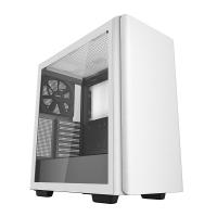Deepcool CK500 TG Mid Tower ATX Case - White