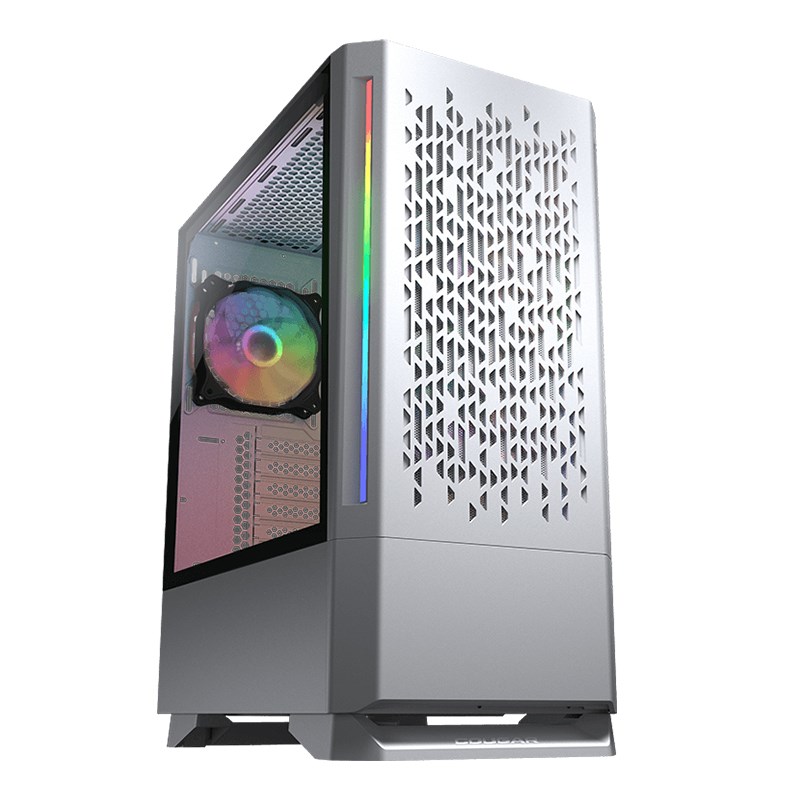 Cougar MX430 Air RGB Tempered Glass Mid Tower ATX Case White