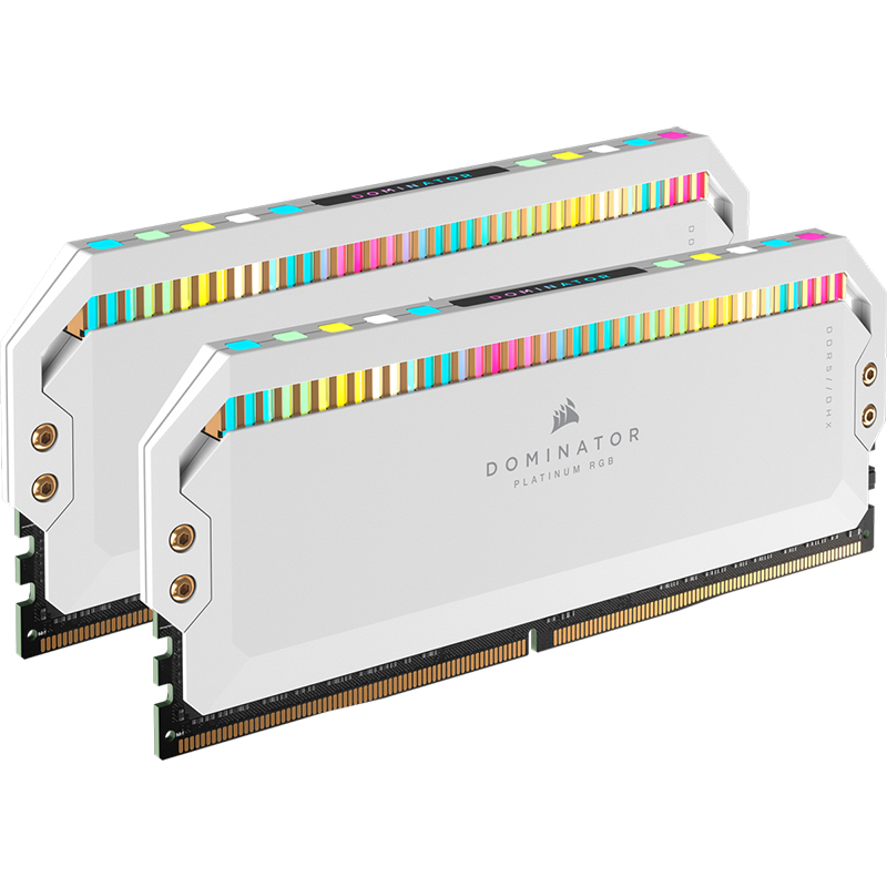 Corsair 32GB (2x16GB) CMT32GX5M2B5600C36W Dominator Platinum White RGB C36 5600MHz DDR5 DRAM