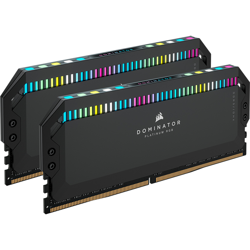 Corsair Dominator Platinum RGB 32GB (2x16GB) C36 6200MHz DDR5 DRAM (CMT32GX5M2X6200C36)