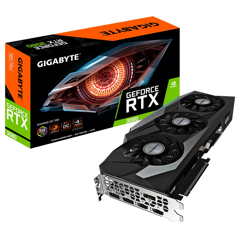 Gigabyte GeForce RTX 3080 Gaming OC 12G LHR Graphics Card (N3080GAMING-OC-12GD)