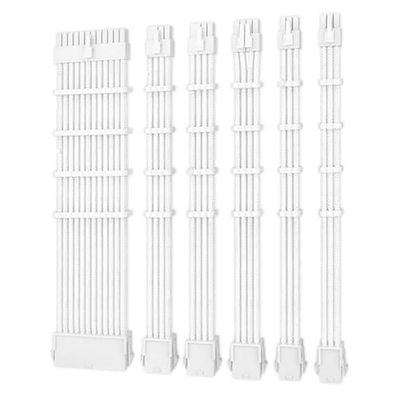 Antec PSU Sleeved Extension Cable Kit V2 White