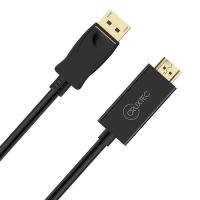 Cruxtec DisplayPort Male to HDMI Male Black Cable - 2m