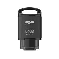 Silicon Power 64GB Mobile C10 USB 3.0 Type-C Flash Drive - Black