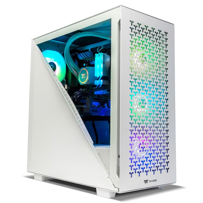 Thermaltake Sub Zero AMD 3600 RTX 3060 16GB RAM W11 Desktop Gaming PC - Air White (CA-4S2-00D6WA-02)