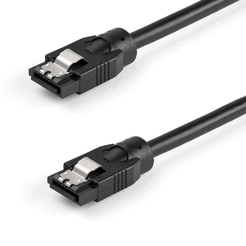 Astrotek SATA 3.0 7 pins Straight to 7 pins Straight Data Black Cable - 30cm