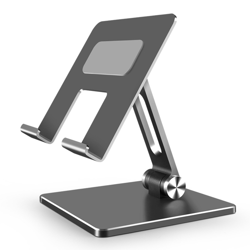 Tablet Stand for Desk iPad Stand Stable Tablet Holder Aluminum Angle Height Adjustable Easy Foldable iPad Holder for All Tablets iPads cellphone