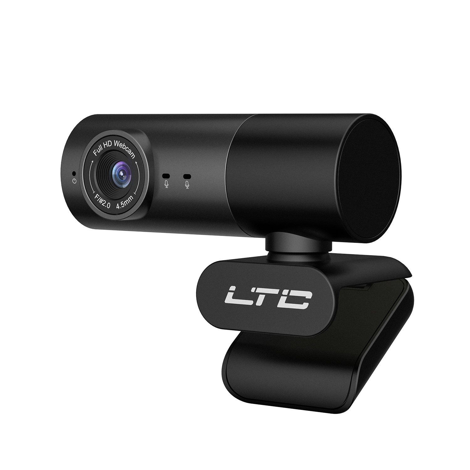 LTC VE100 1080P PC Webcam with Built-in Dual Microphone, Widescreen USB Computer Web Camera with Auto Focus