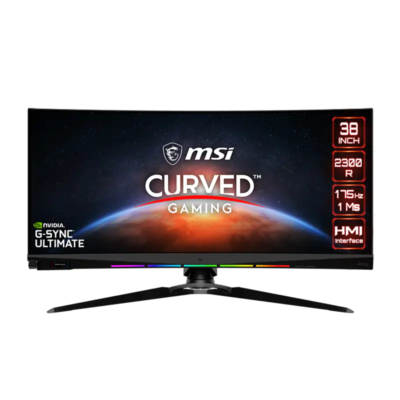 Curved Monitor Msi 175 Hz Monitor MSI 38in QHD IPS 175Hz Ultra