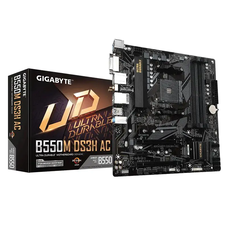 Gigabyte B550M DS3H AC AM4 mATX Motherboard (GA-B550M-DS3H-AC