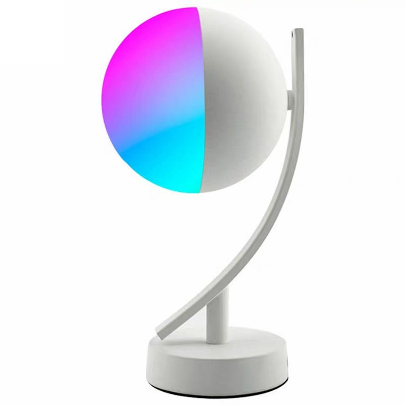 IWOODLE Smart Desk Lamp with RGB APP Control Table Lamp Dimmable White Light Compatible with Alexa & Goolgle Home Tunable Desk Light for Living Room