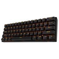 RK ROYAL KLUDGE RK61 Wireless 60% Mechanical Gaming Keyboard, Red Switch, Black Case