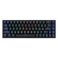 Redragon K631 Castor 65% Wired RGB Gaming Keyboard, 68 Keys Hot-Swappable Compact Mechanical Keyboard w/100% Hot-Swap Socket,Quiet Red Linear Switch 