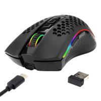 Redragon M808 Storm Pro Wireless Gaming Mouse, RGB Honeycomb Form - 16,000 DPI Optical Sensor- 7 Programmable Buttons
