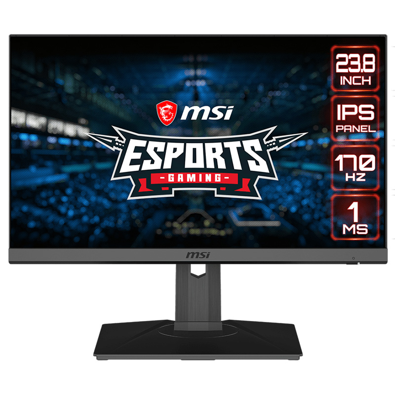 MSI 24in FHD 165Hz Flat IPS FreeSync Gaming Monitor (Optix MAG245R2 ...