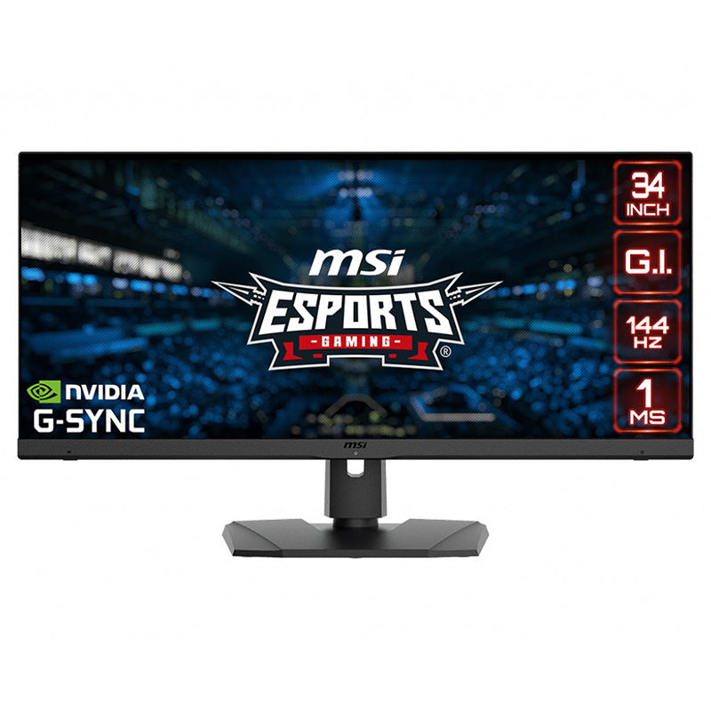 MSI 34in 144Hz QHD IPS Ultra Wide Gaming Monitor (OPTIX MPG341QR ...