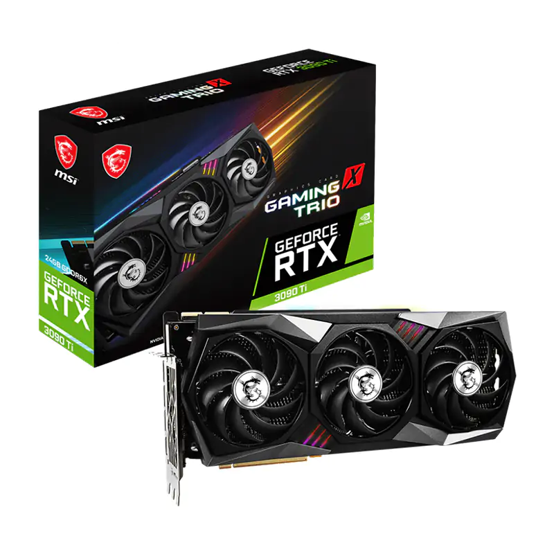 MSI GeForce RTX 3090 Ti Gaming X Trio 24G Graphics Card (RTX 3090 TI GAMING X TRIO 24G)
