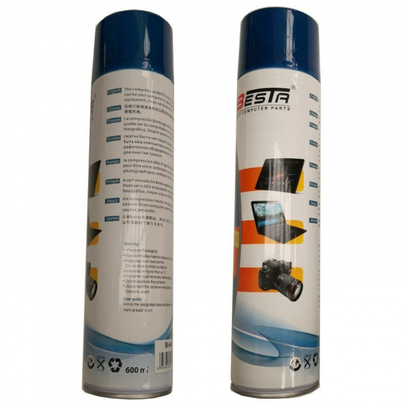 Besta Compressed Air Cleaner 600ml (A-AirDuster-600)