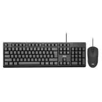 AOC KM160 Wired Keyboard and Mouse Set - Black