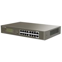 IP-COM 16 Port Gigabit Desktop Rackmount Unmanaged Switch with 16-Port PoE (G1116P-16-150W)