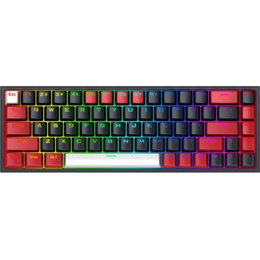 Redragon K631 Pro Castor 65% Wireless RGB Gaming Keyboard, 68 Keys Hot ...