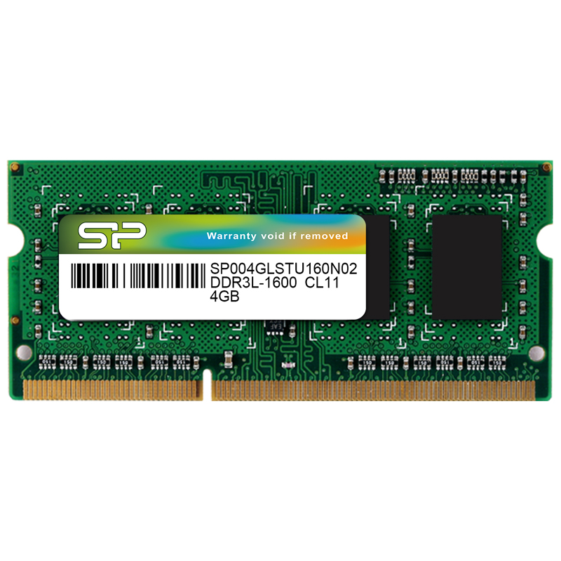 Silicon Power 4GB (1x4GB) 1600Mhz CL11 DDR3L SODIMM Laptop RAM - SP004GLSTU160N02