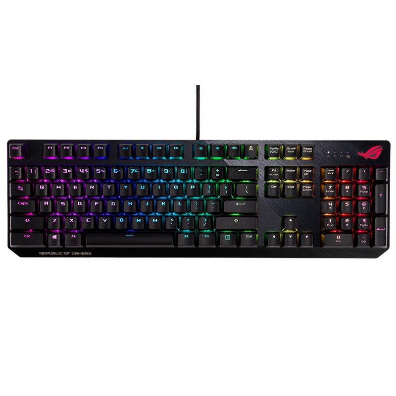 Asus ROG Strix Scope Mechanical Gaming Keyboard - Cherry MX Red (ROG STRIX SCOPE/RED)