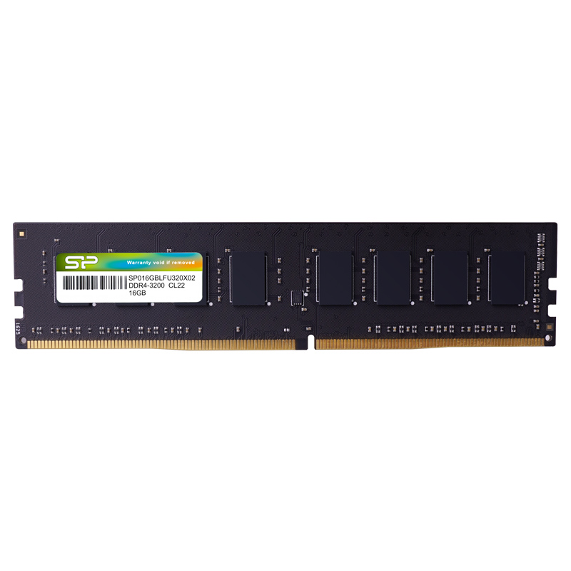 Silicon Power 16GB SP016GBLFU320X02 CL22 UDIMM 3200MHz DDR4 RAM Single Desktop Memory