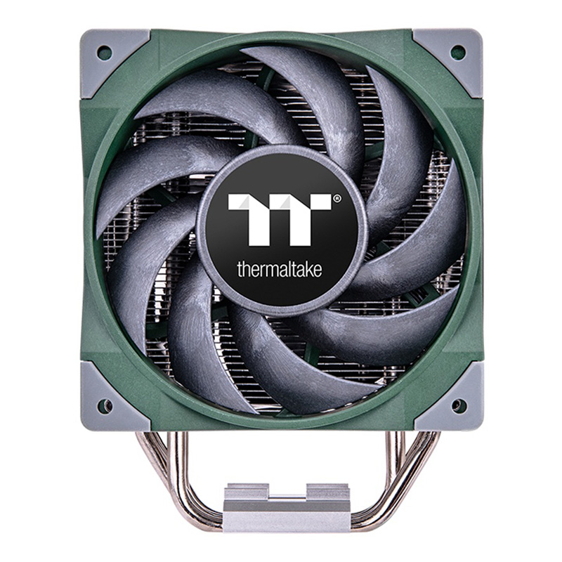 Thermaltake TOUGHAIR 510 Dual Fan CPU Cooler Green (CL-P075-AL12RG-A)