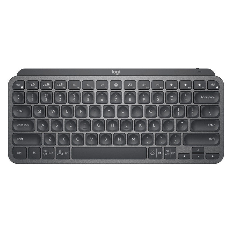 Logitech MX Keys Mini Minimalist Illuminated Wireless Keyboard - Graphite (920-010505)