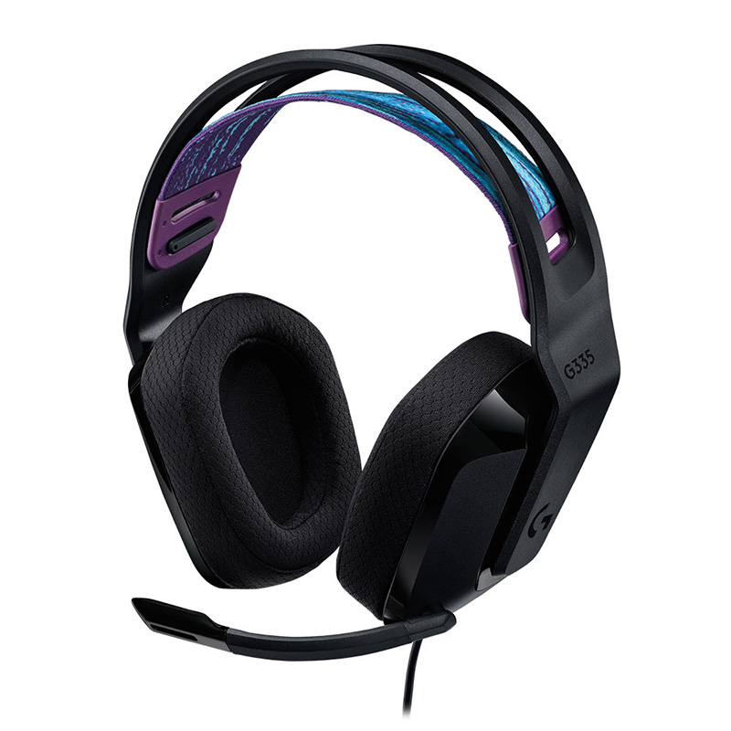 Logitech G335 Wired Gaming Headset Black (981-000979)
